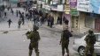 إصابات بالاختناق خلال اقتحام الاحتلال باب الزاوية في الخليل