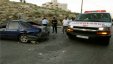 اصابة مواطنين في حادث سير برام الله