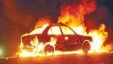 حرق سيارة المتحدث باسم نقابة الموظفين بغزة
