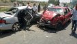 4 إصابات في حادث سير وسط قطاع غزة
