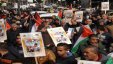 مسيرة جماهيرية في نابلس تطالب بالقصاص من قتلة الشاب عيد